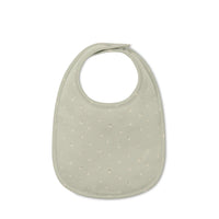 Organic Cotton Bib - Fresh Apples Abbey Stone Childrens Bib from Jamie Kay USA