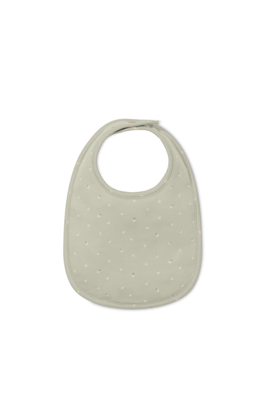 Organic Cotton Bib - Fresh Apples Abbey Stone Childrens Bib from Jamie Kay USA