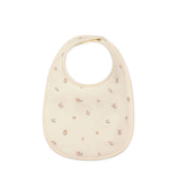 Organic Cotton Bib - Meredith Egret Childrens Bib from Jamie Kay USA