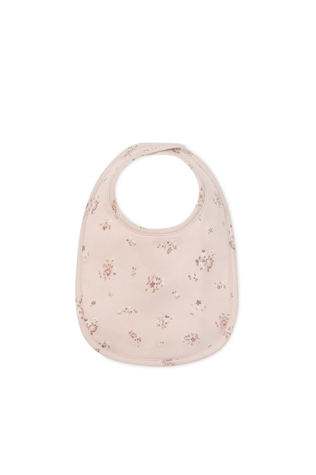 Organic Cotton Bib - Petite Fleur Soft Peony Childrens Bib from Jamie Kay USA