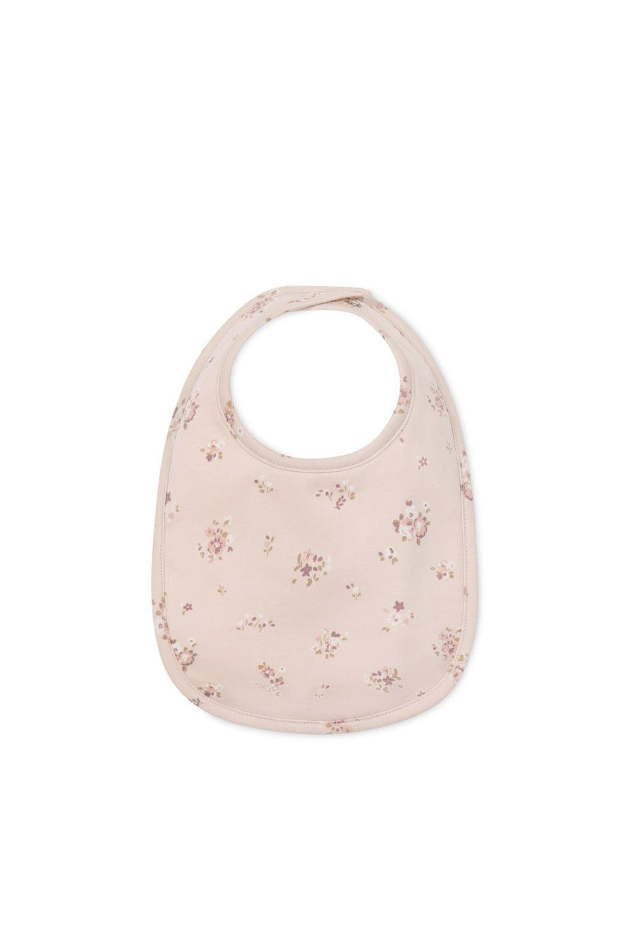 Organic Cotton Bib - Petite Fleur Soft Peony Childrens Bib from Jamie Kay USA