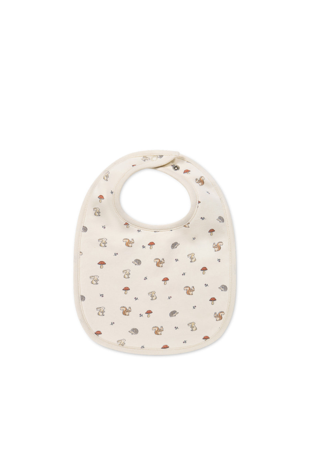 Organic Cotton Bib - Woodland Friends Childrens Bib from Jamie Kay USA