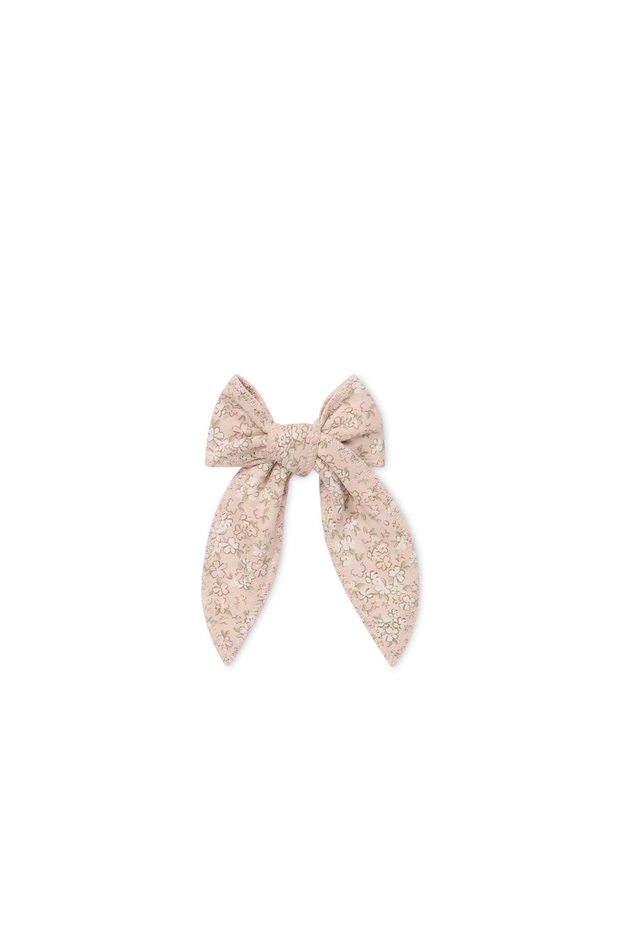 Organic Cotton Bow - Amber Rose Childrens Hair Bow from Jamie Kay USA