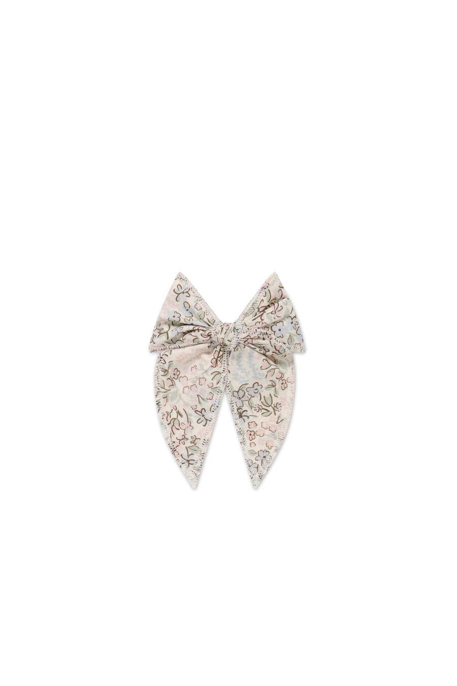 Organic Cotton Bow - April Harbour Childrens Hair Bow from Jamie Kay USA