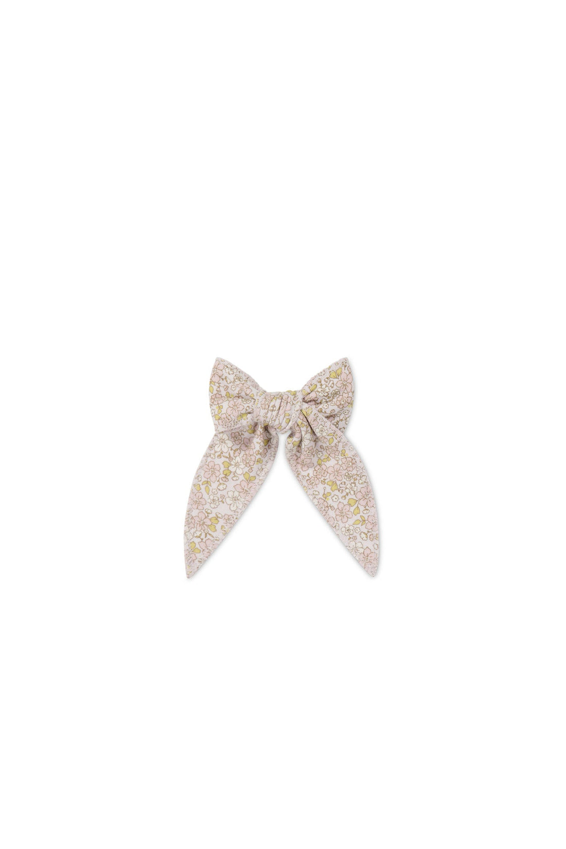 Organic Cotton Bow - Chloe Lilac Childrens Bow from Jamie Kay USA