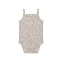 Organic Cotton Bridget Singlet Bodysuit - Chloe Lavender Childrens Bodysuit from Jamie Kay USA