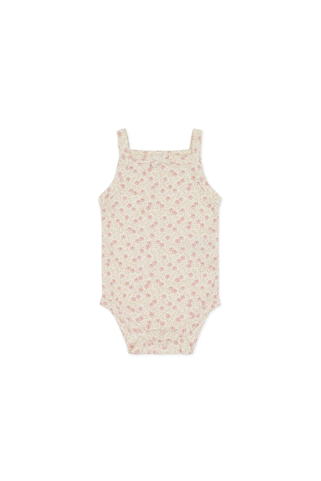 Organic Cotton Bridget Singlet Bodysuit - Emmy Egret Childrens Bodysuit from Jamie Kay USA