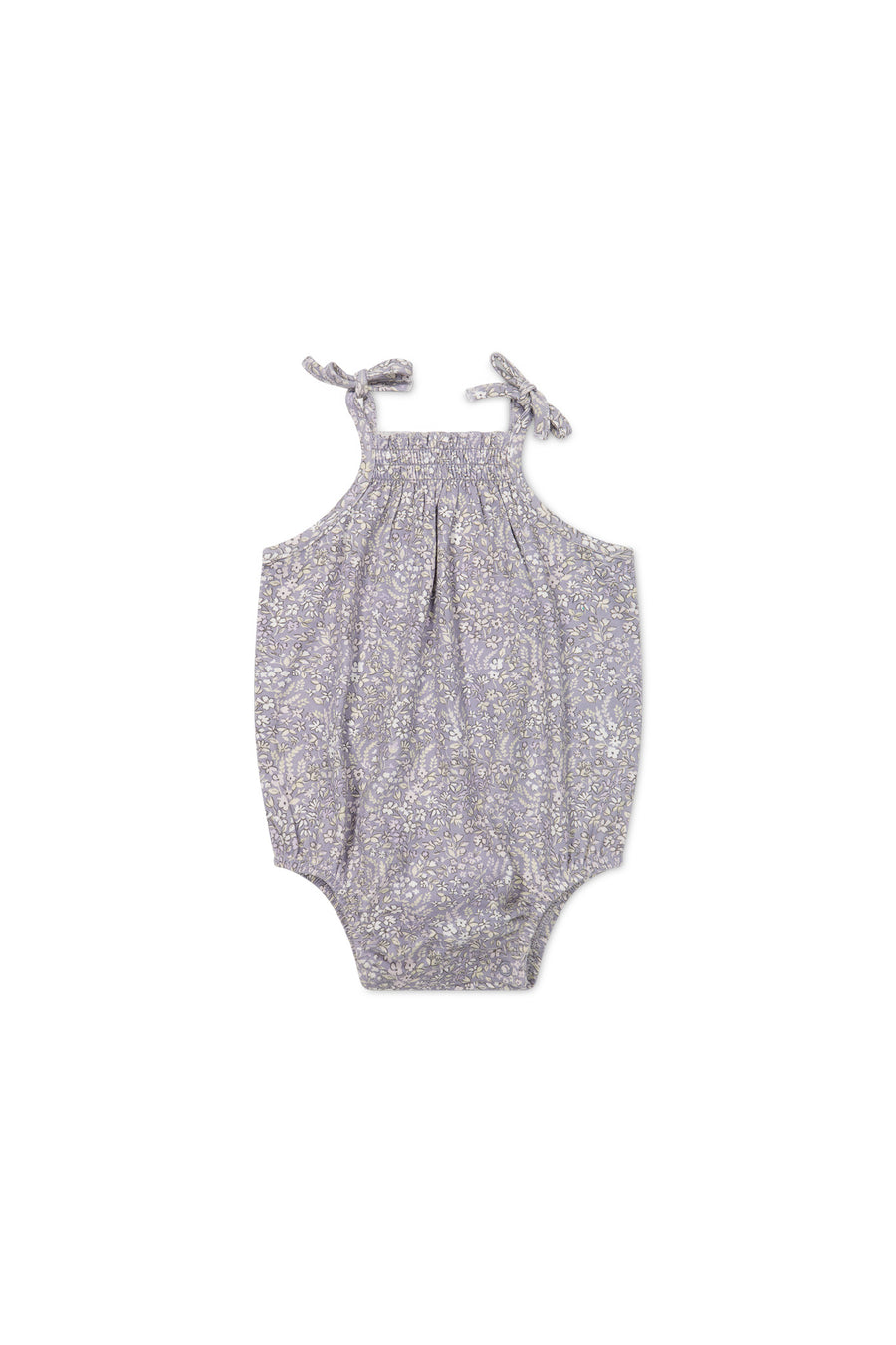 Organic Cotton Cassie Playsuit - April Lilac Childrens Playsuit from Jamie Kay USA