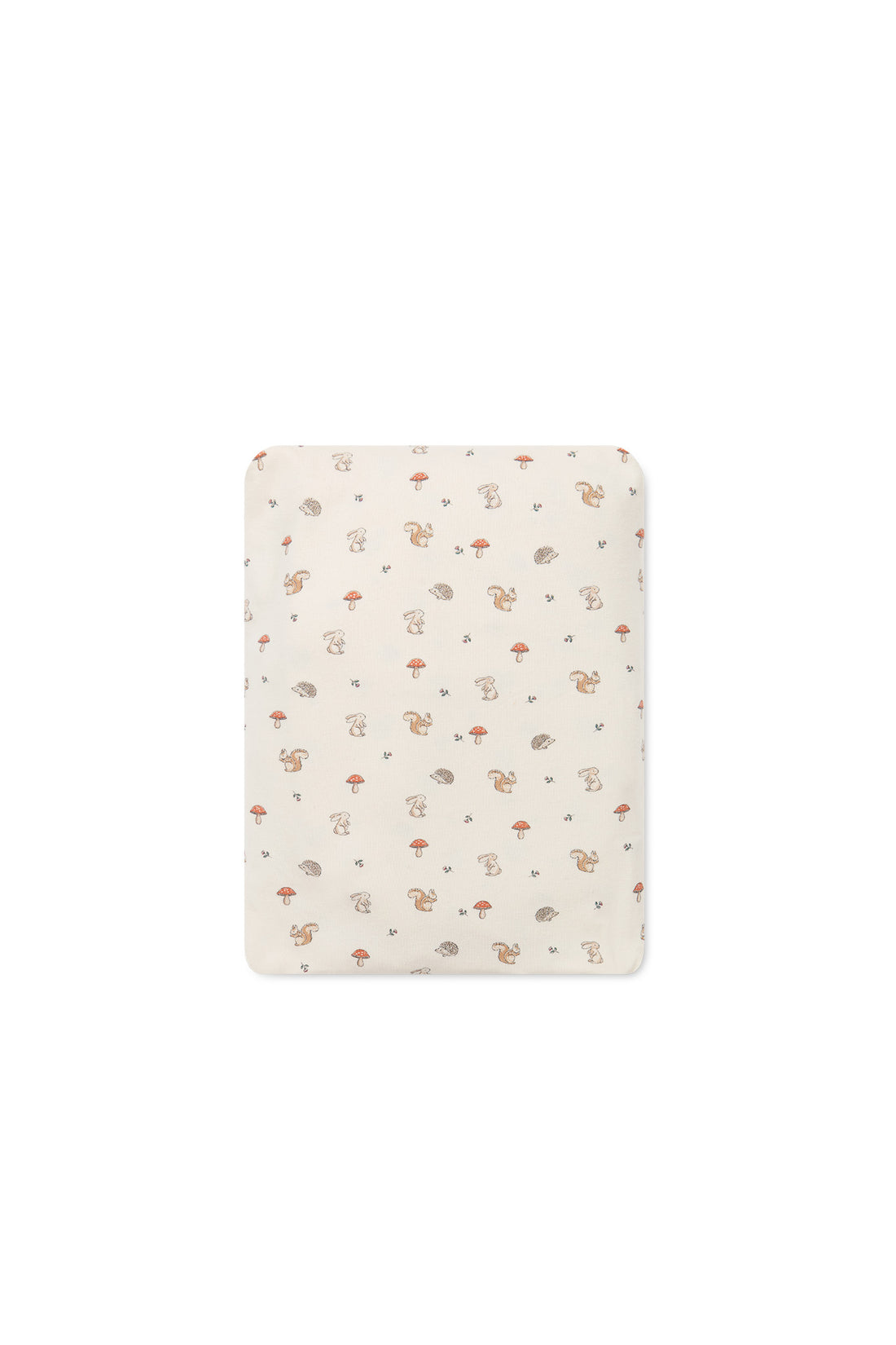 Organic Cotton Cot Sheet - Woodland Friends Childrens Accessories from Jamie Kay USA