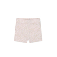 Organic Cotton Everyday Bike Short - Addie Lilac Childrens Short from Jamie Kay USA