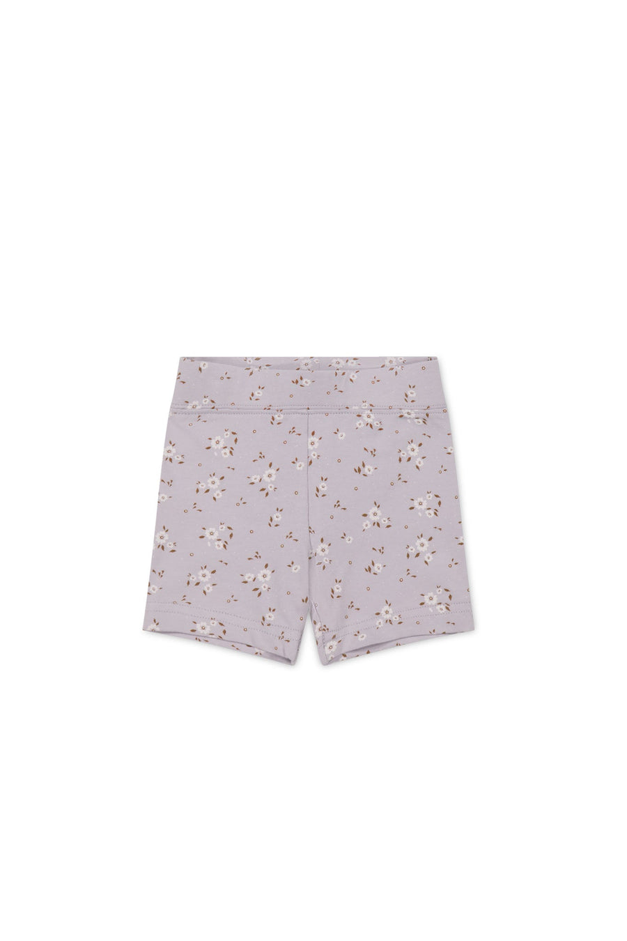 Organic Cotton Everyday Bike Short - Lulu Bloom Iris Childrens Short from Jamie Kay USA