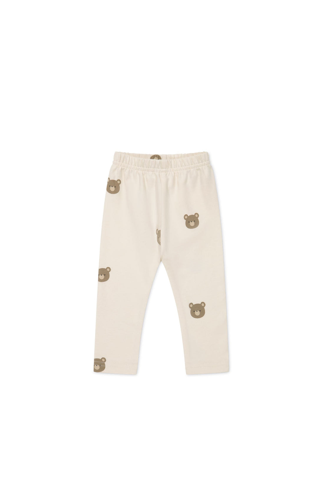 Organic Cotton Everyday Legging - Bobbie Bear Tofu Childrens Legging from Jamie Kay USA