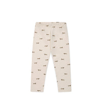 Organic Cotton Everyday Legging - Cosy Basil Cloud Childrens Legging from Jamie Kay USA