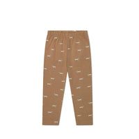 Organic Cotton Everyday Legging - Cosy Basil Spiced Childrens Legging from Jamie Kay USA