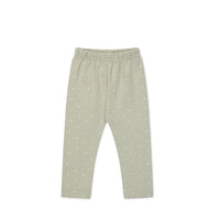 Organic Cotton Everyday Legging - Fresh Apples Abbey Stone Childrens Legging from Jamie Kay USA