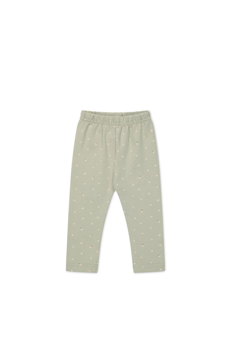 Organic Cotton Everyday Legging - Fresh Apples Abbey Stone Childrens Legging from Jamie Kay USA