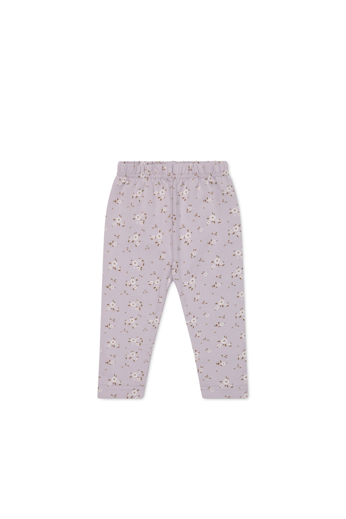 Organic Cotton Everyday Legging - Lulu Bloom Iris Childrens Legging from Jamie Kay USA