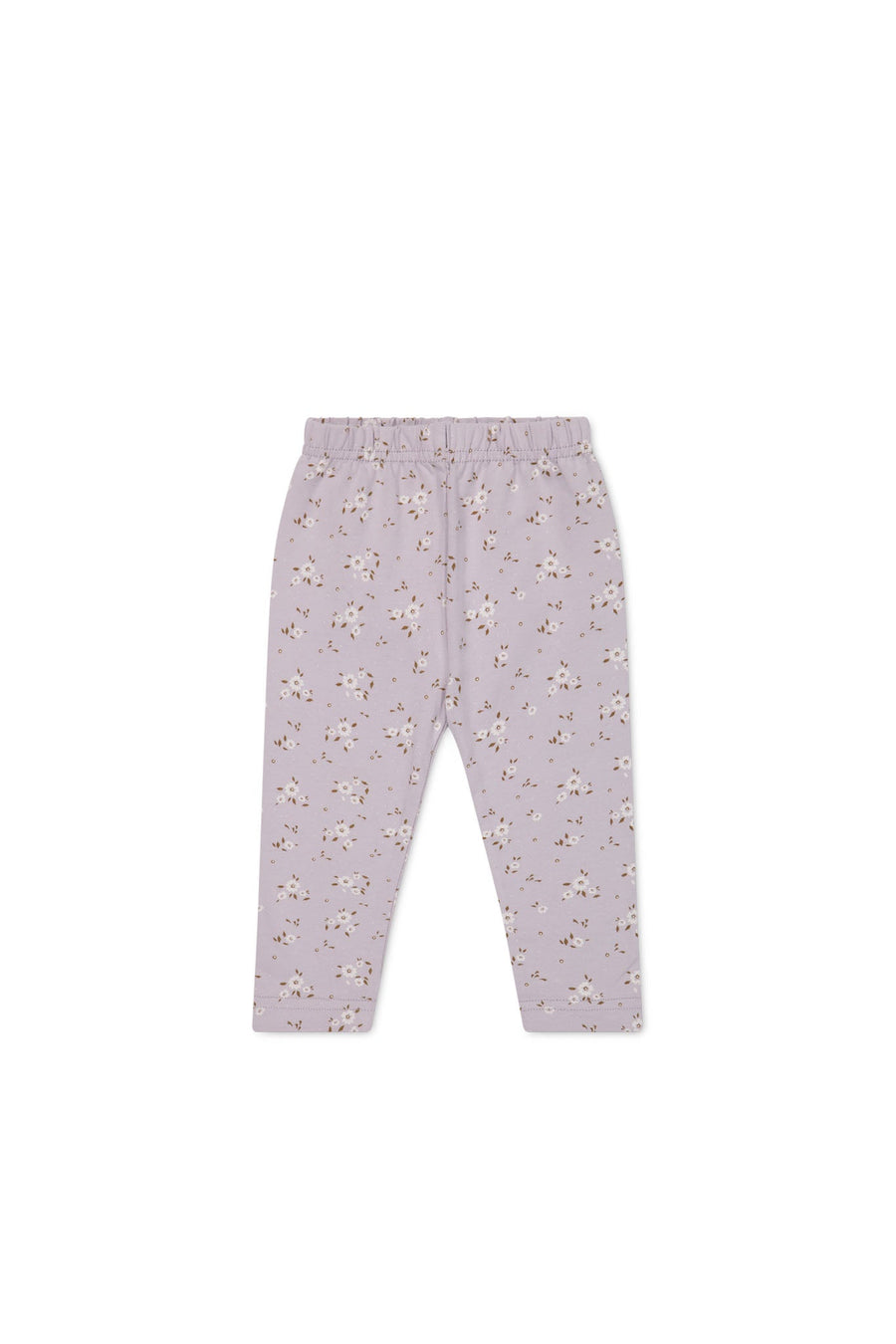 Organic Cotton Everyday Legging - Lulu Bloom Iris Childrens Legging from Jamie Kay USA