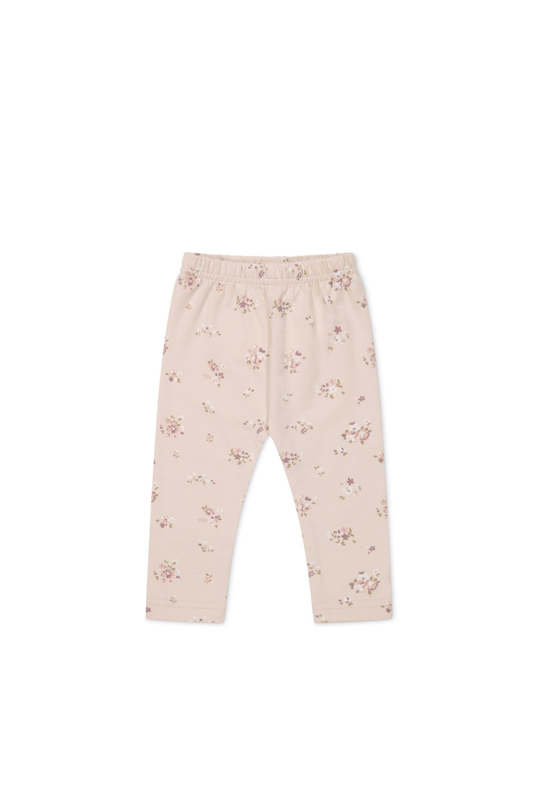 Organic Cotton Everyday Legging - Petite Fleur Soft Peony Childrens Legging from Jamie Kay USA