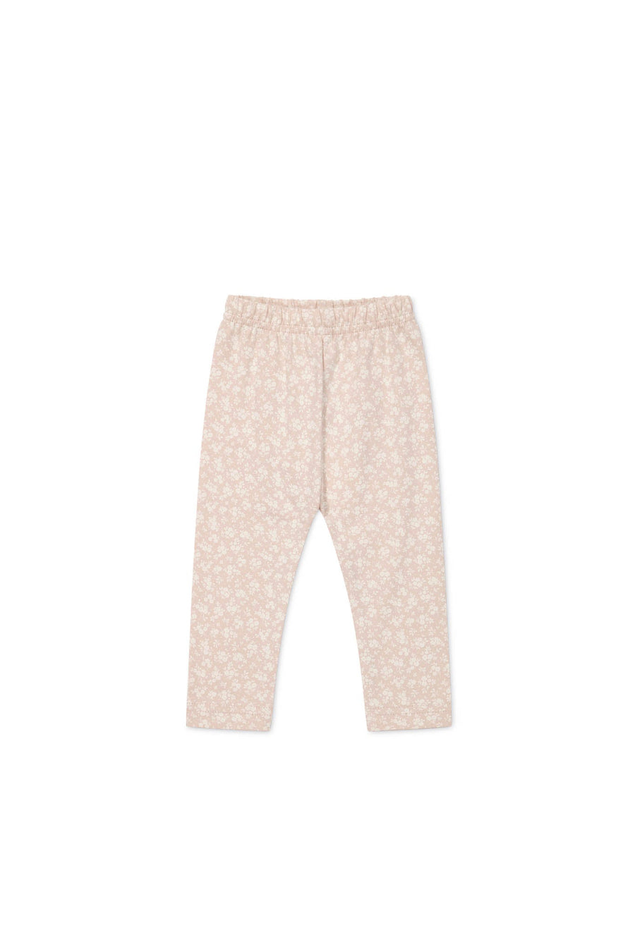 Organic Cotton Everyday Legging - Rosalie Field Rose Childrens Legging from Jamie Kay USA