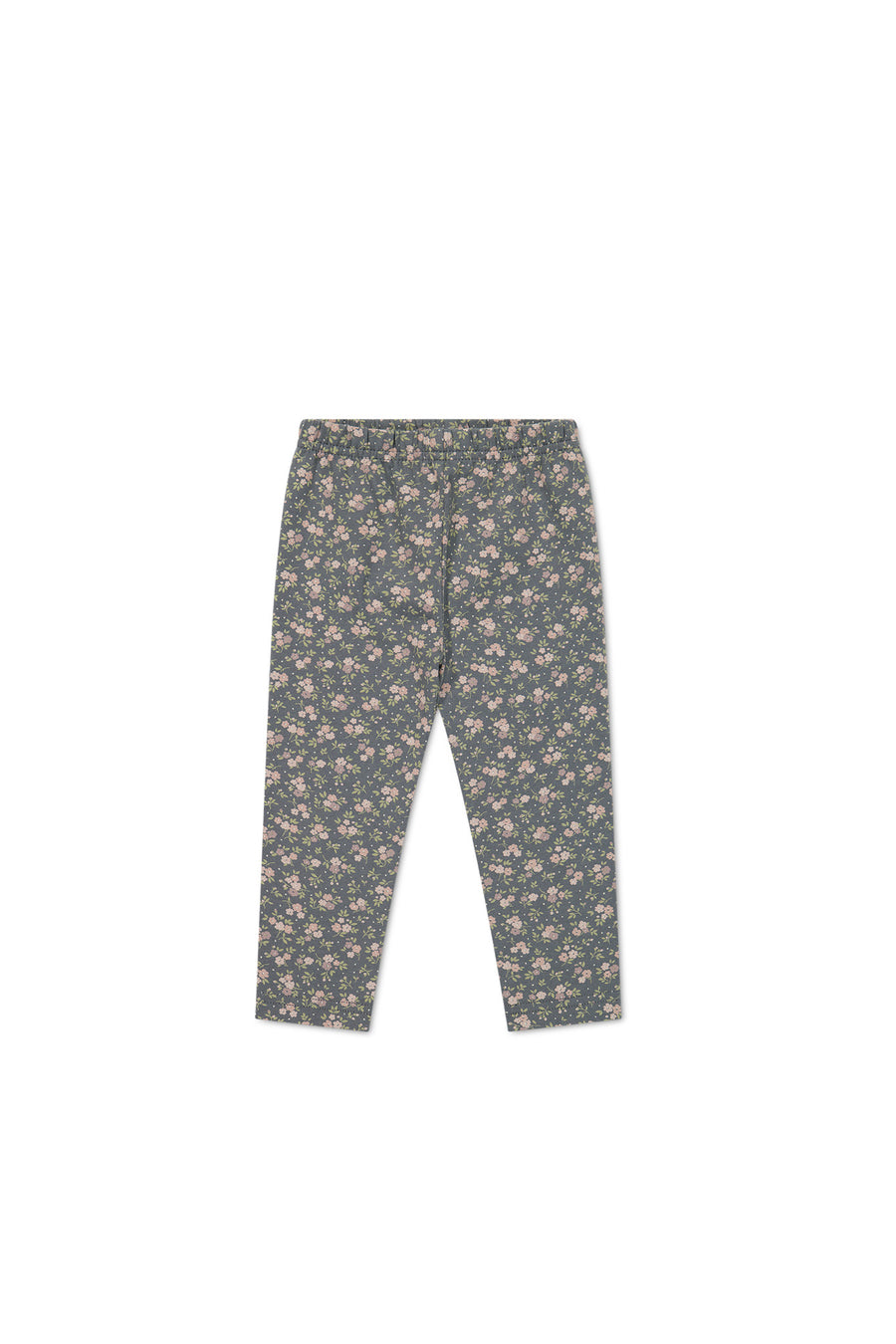 Organic Cotton Everyday Legging - Rosalie Floral Lava Childrens Legging from Jamie Kay USA