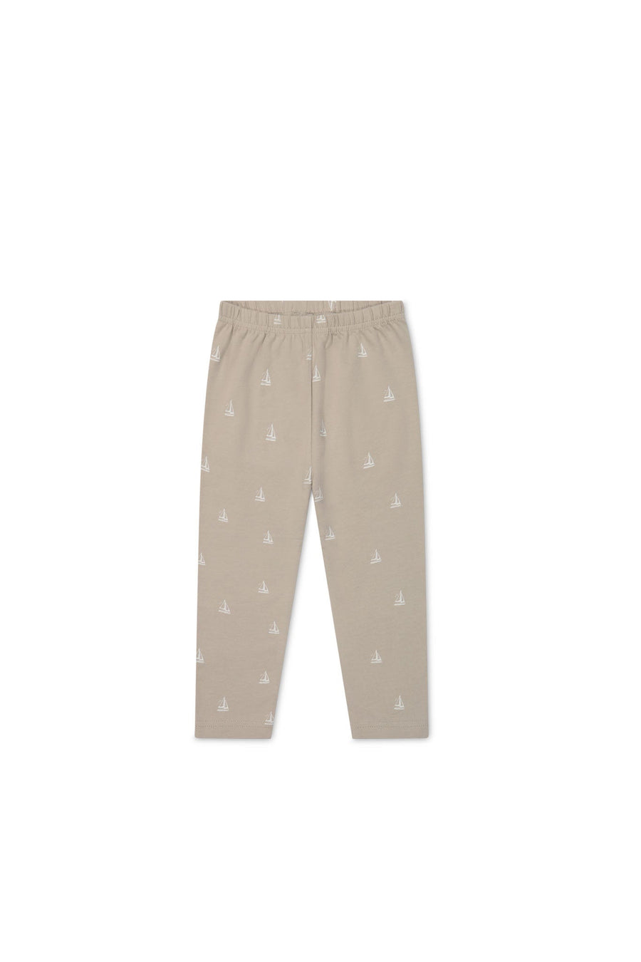 Organic Cotton Everyday Legging - Set Sail Vintage Taupe Childrens Legging from Jamie Kay USA