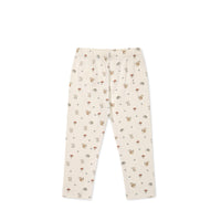 Organic Cotton Everyday Legging - Woodland Friends Childrens Legging from Jamie Kay USA