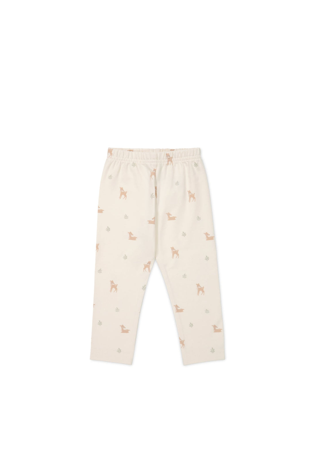 Organic Cotton Everyday Legging - Fable Deer Cloud Childrens Legging from Jamie Kay USA