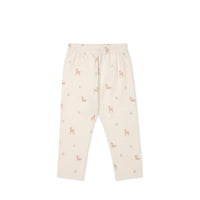 Organic Cotton Everyday Legging - Fable Deer Cloud Childrens Legging from Jamie Kay USA