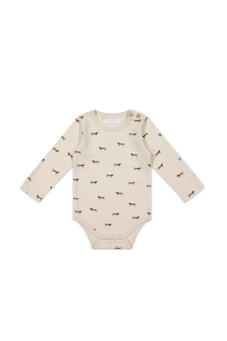 Organic Cotton Fernley Bodysuit - Cosy Basil Cloud Childrens Bodysuit from Jamie Kay USA