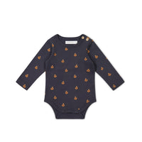 Organic Cotton Fernley Bodysuit - Fox Cubs Constellation Childrens Bodysuit from Jamie Kay USA