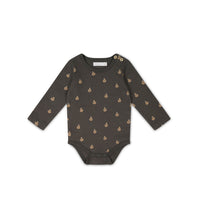 Organic Cotton Fernley Bodysuit - Fox Cubs Wolf Childrens Bodysuit from Jamie Kay USA