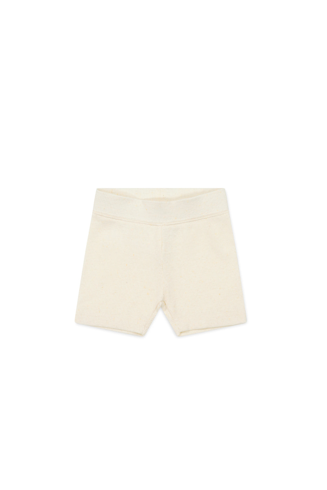 Organic Cotton Fine Rib Elisa Bike Short - Lily Fleck Childrens Short from Jamie Kay USA