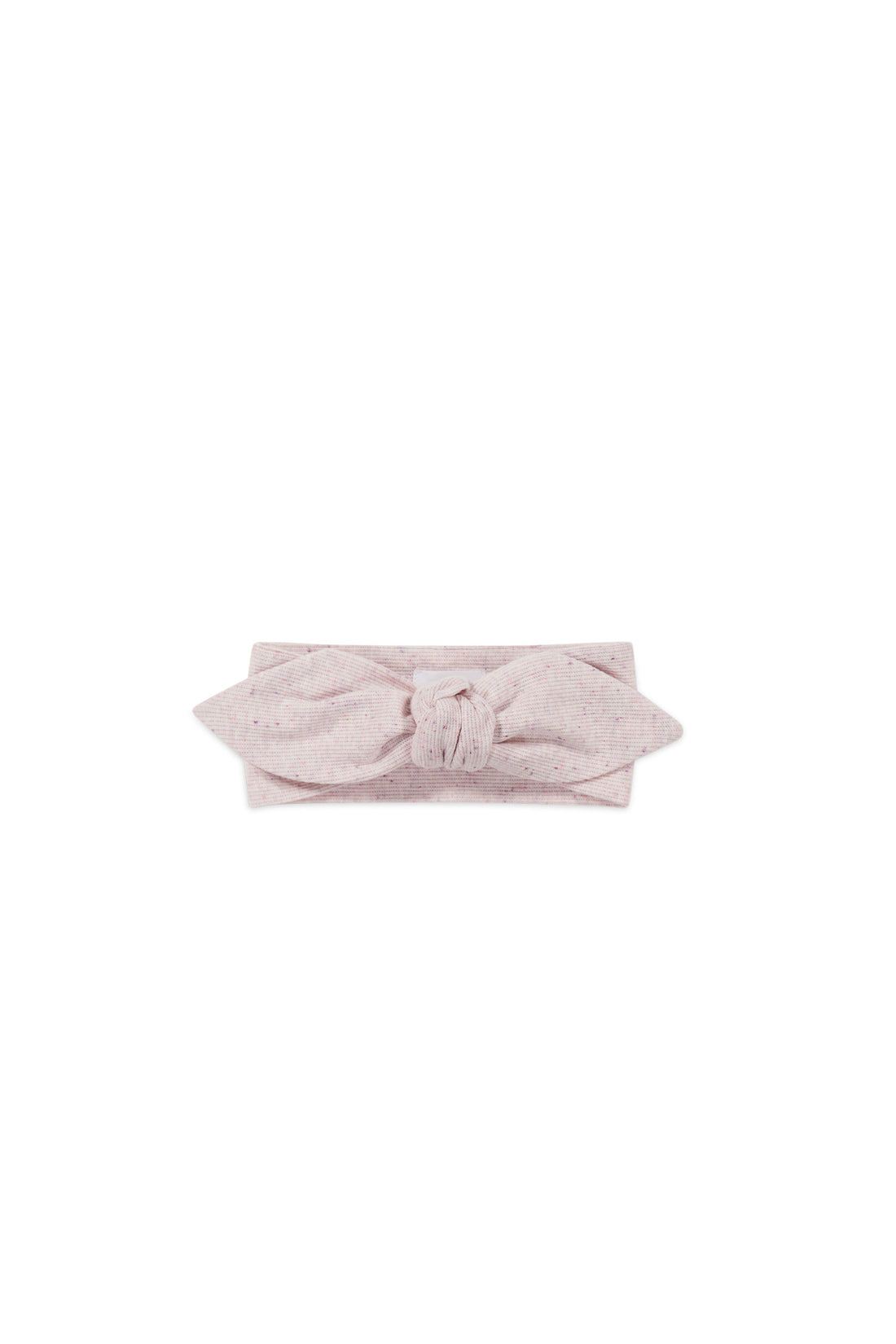 Organic Cotton Fine Rib Lilian Headband - Tulip Fleck Childrens Headband from Jamie Kay USA