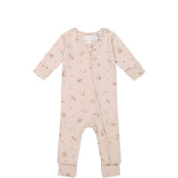 Organic Cotton Frankie Onepiece - Petite Fleur Soft Peony Childrens Onepiece from Jamie Kay USA