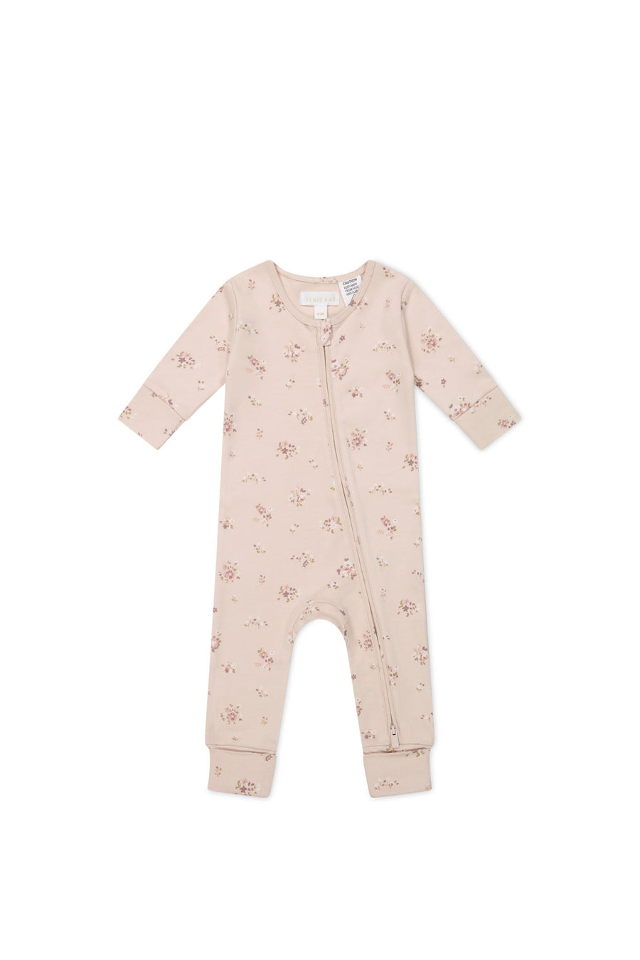 Organic Cotton Frankie Onepiece - Petite Fleur Soft Peony Childrens Onepiece from Jamie Kay USA