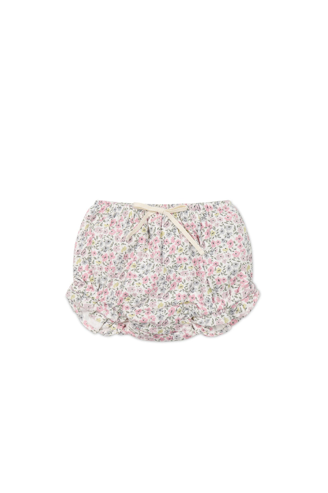 Organic Cotton Frill Bloomer - Fifi Mini Slightly Pink Childrens Bloomer from Jamie Kay USA