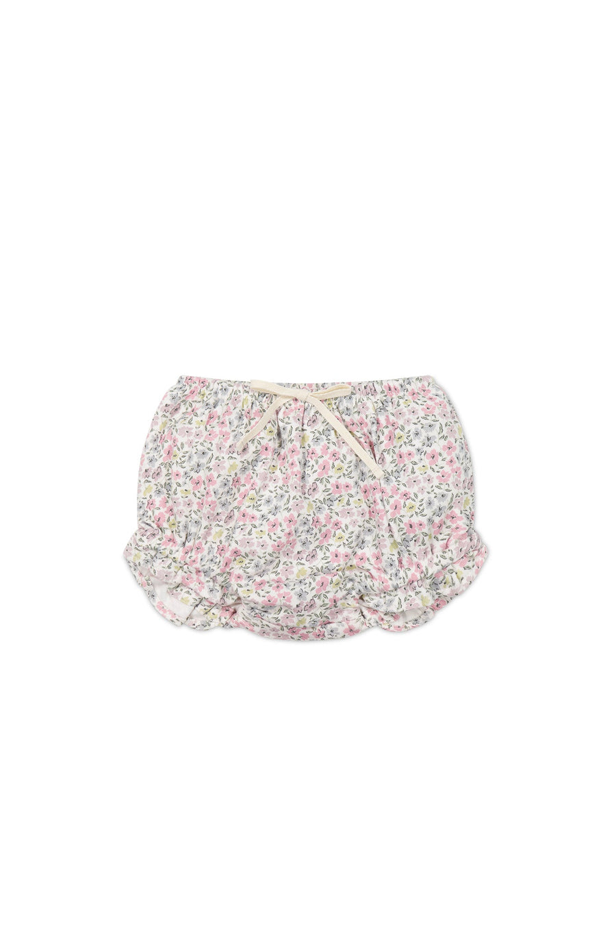 Organic Cotton Frill Bloomer - Fifi Mini Slightly Pink Childrens Bloomer from Jamie Kay USA