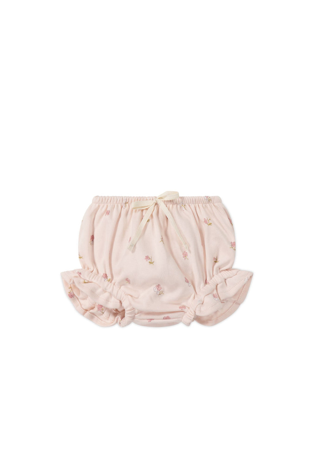 Organic Cotton Frill Bloomer - Meredith Morganite Childrens Bloomer from Jamie Kay USA