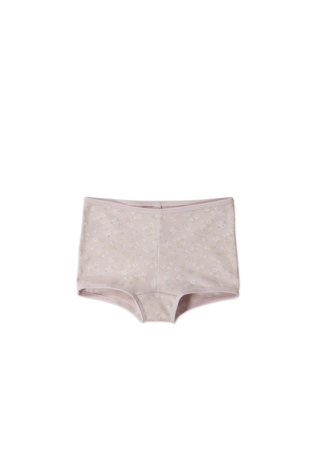 Organic Cotton Girls Shortie - Addie Lilac Childrens Underwear from Jamie Kay USA