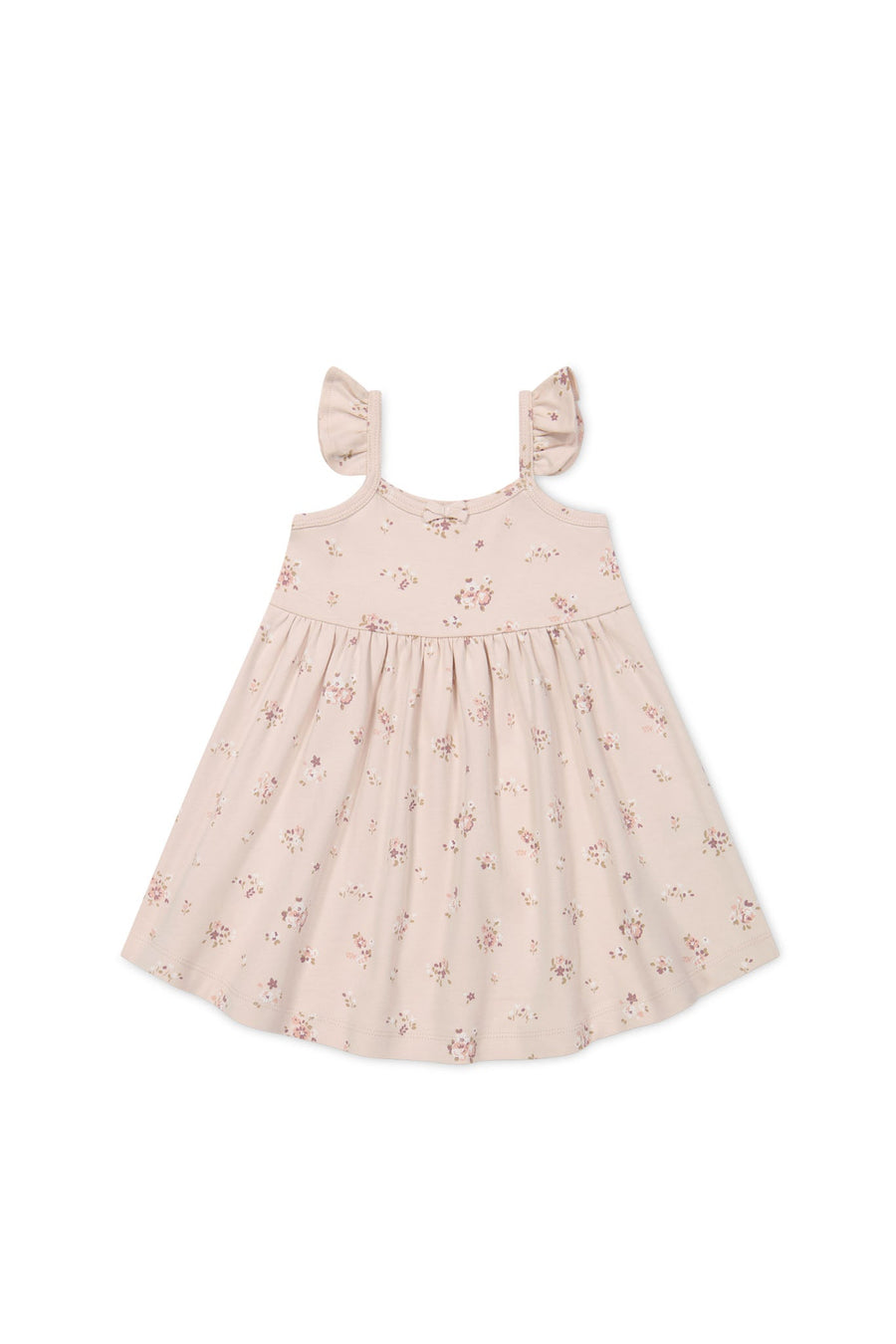 Organic Cotton Gracelyn Dress - Petite Fleur Soft Peony Childrens Dress from Jamie Kay USA