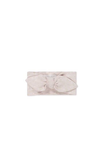 Organic Cotton Headband - Addie Lilac Childrens Headband from Jamie Kay USA