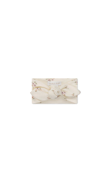 Organic Cotton Headband - Goldie Bouquet Egret Childrens Headband from Jamie Kay USA