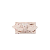 Organic Cotton Headband - Petite Fleur Soft Peony Childrens Headband from Jamie Kay USA