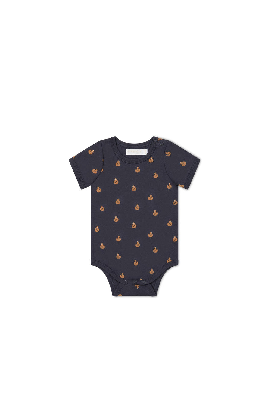 Organic Cotton Hudson Short Sleeve Bodysuit - Fox Cubs Constellation Childrens Bodysuit from Jamie Kay USA