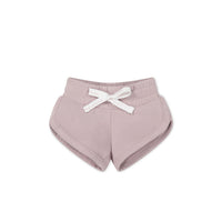 Organic Cotton Ivy Shortie - Heather Haze Childrens Short from Jamie Kay USA