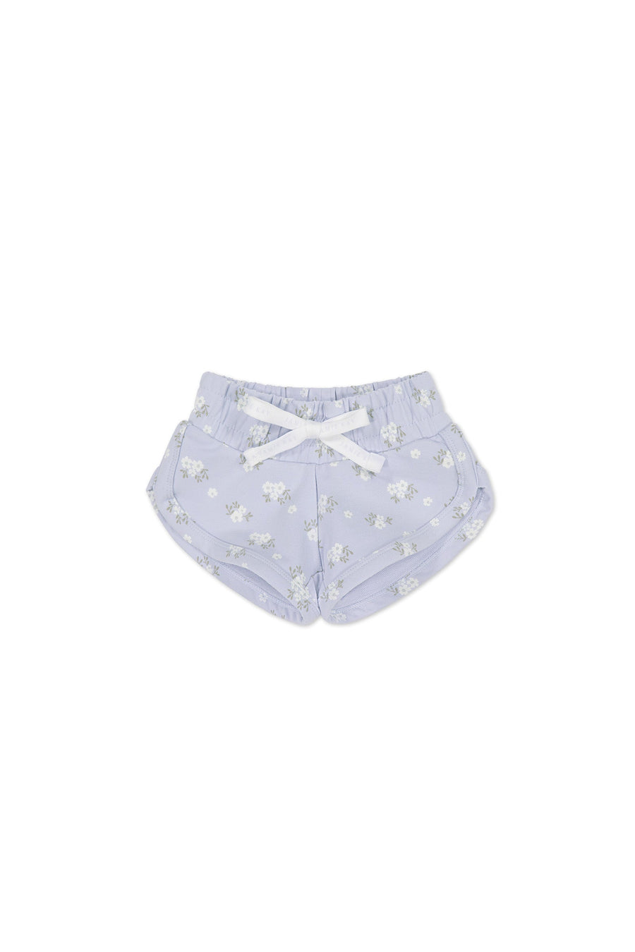 Organic Cotton Ivy Shortie - Rose Floral Smoke Childrens Short from Jamie Kay USA