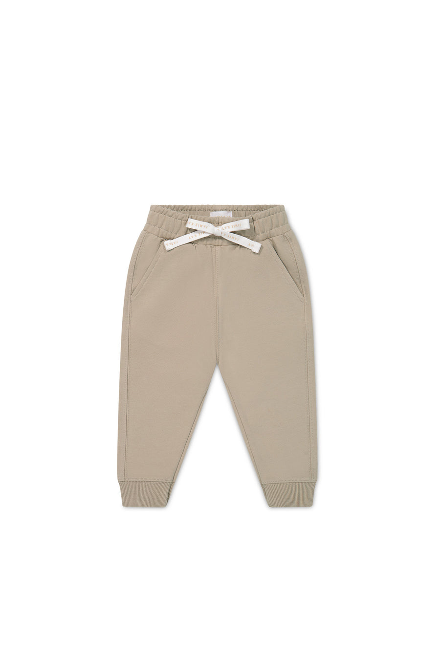 Organic Cotton Jalen Track Pant - Fawn Childrens Pant from Jamie Kay USA