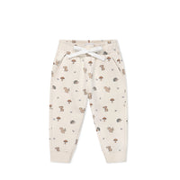 Organic Cotton Jalen Track Pant - Woodland Friends Childrens Pant from Jamie Kay USA