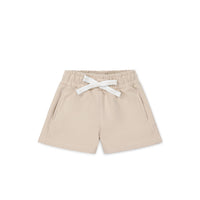 Organic Cotton Jalen Short - Soft Sand Childrens Short from Jamie Kay USA